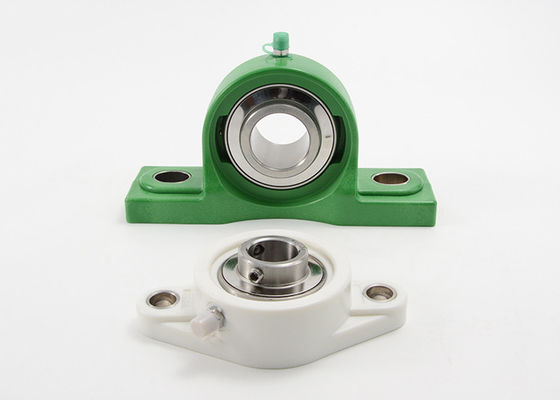 Bloque de almohada termoplástico del reborde que lleva los transportes de acero inoxidables SS UCFLPL204 del parte movible